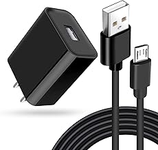Replacement Micro USB Wall Charger and Charging Cord