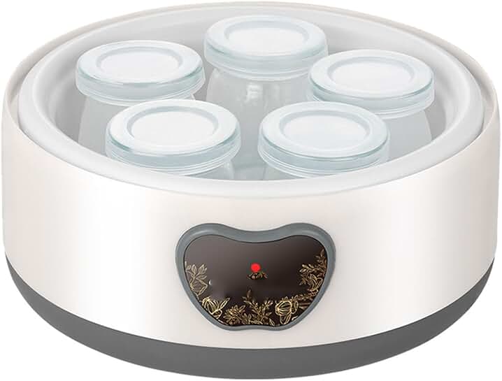 Automatic Yogurt Maker with LCD Display and Adjustable Settings