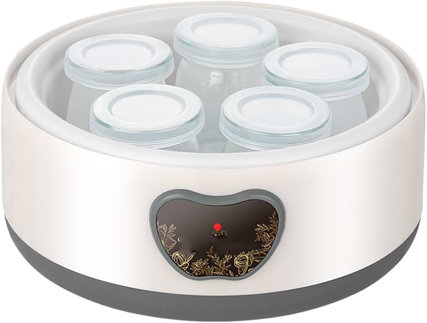 Automatic Yogurt Maker with LCD Display and Adjustable Settings