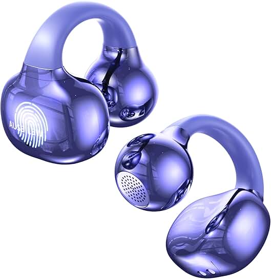 Wireless open-ear headphones with touch controls and 42-hour battery