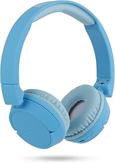 Kid Safe 2-in-1 Bluetooth Headphones with Volume Limit