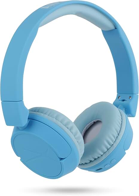 Kid Safe 2-in-1 Bluetooth Headphones with Volume Limit