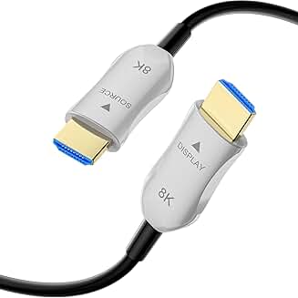 150ft 8K Fiber Optic HDMI Cable with 48Gbps