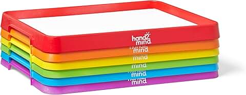Stackable Magnetic Dry Erase Trays for Classroom