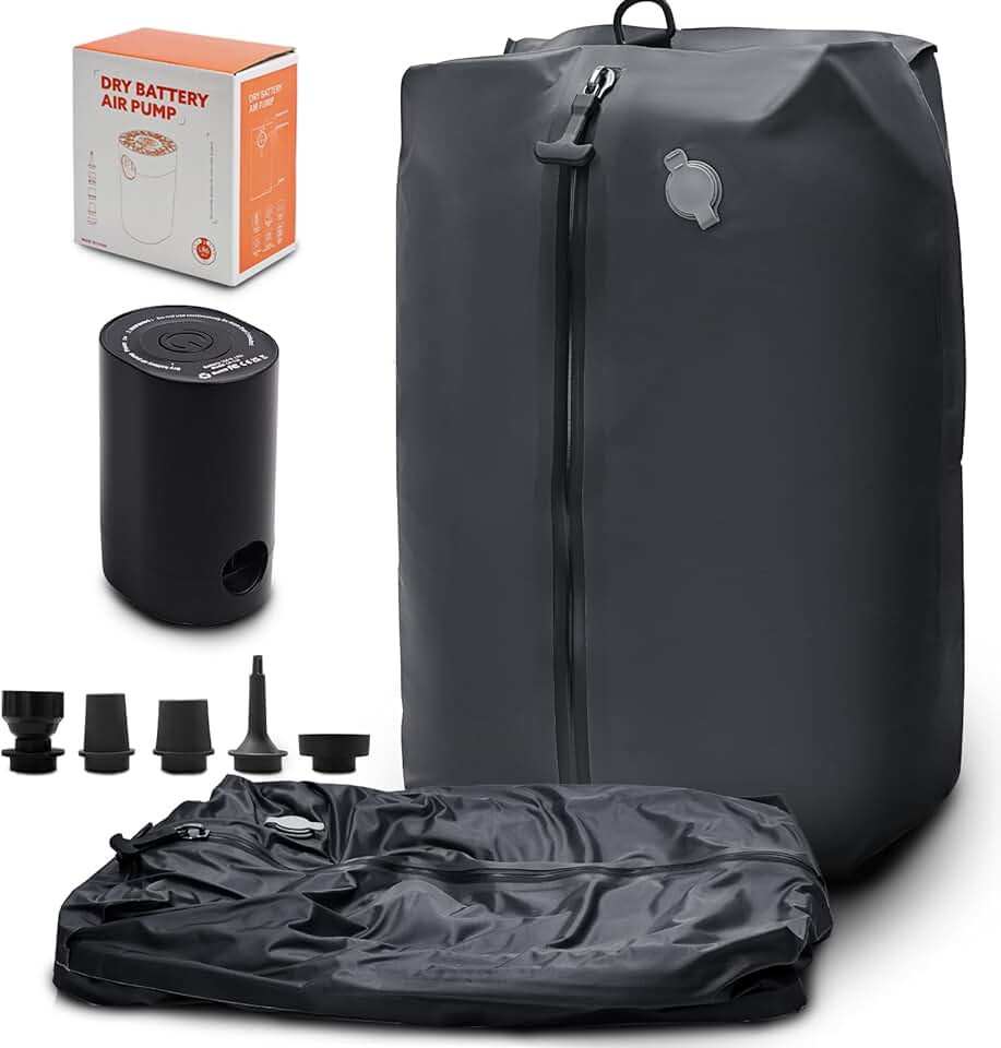 Travel Vacuum Storage Bag with Pump, 30L, Reusable