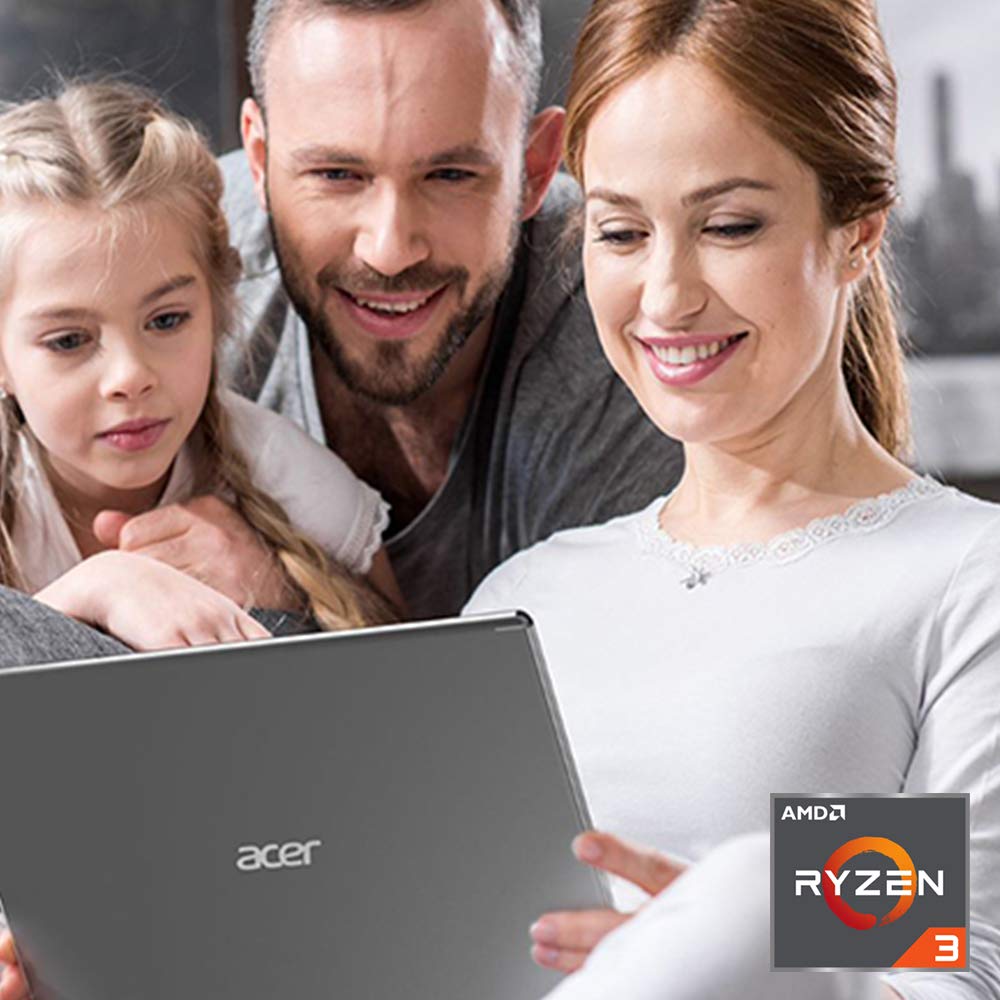 Aspire 5 Slim Laptop, 15.6 inches Full HD IPS Display, AMD Ryzen 3 3200U, Vega 3 Graphics, 4GB DDR4, 128GB SSD, Backlit Keyboard, Windows 10 in S Mode, A515-43-R19L, Silver