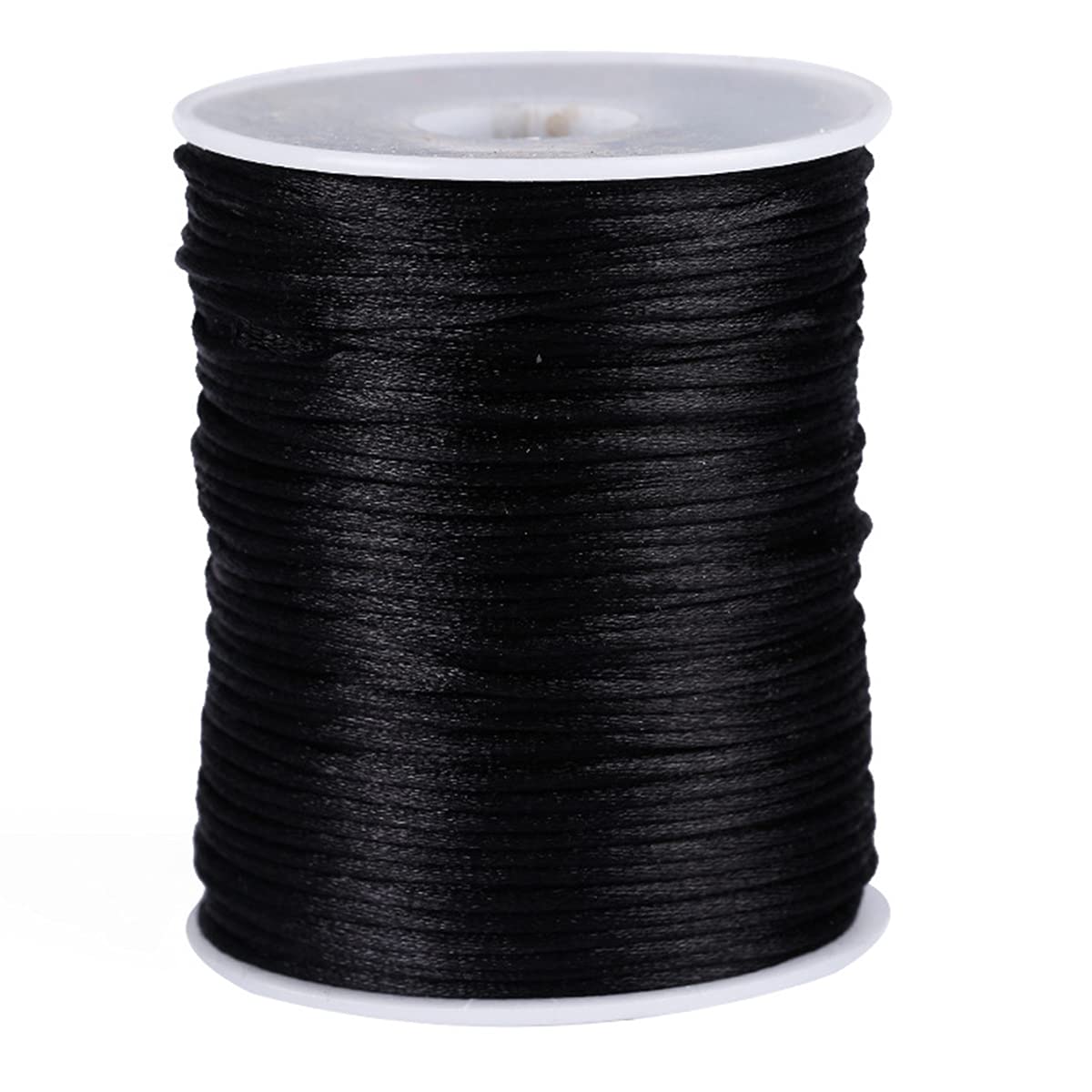 Black Nylon Beading Cord for Jewelry Making and Knotting