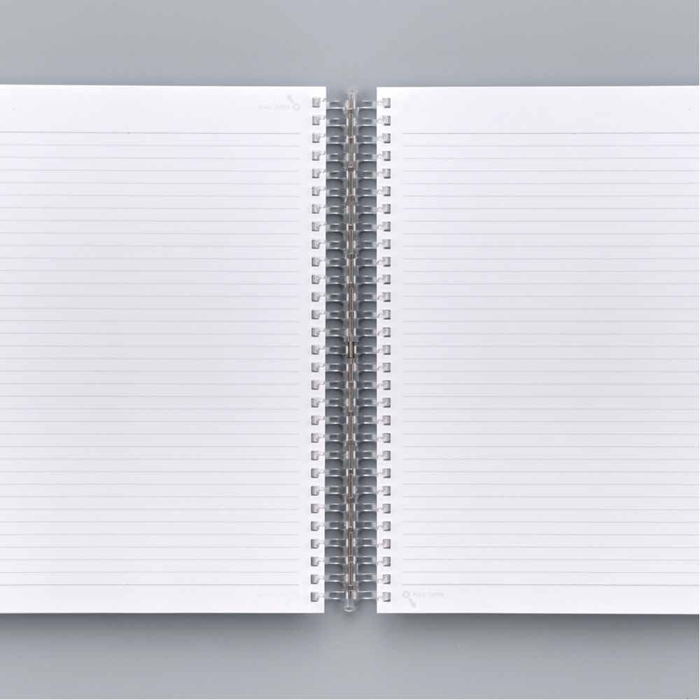 Refillable Notebook with 150 Pages, 9.9 x 7.8 inches