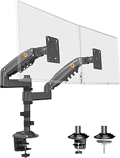Dual Monitor Desk Mount Stand for 2 Screens up to 27''