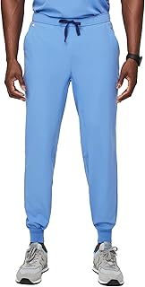 Men's Slim Fit Jogger Scrub Pants with 5 Pockets