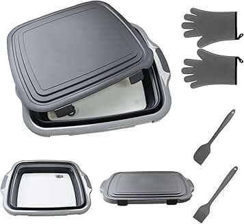 Large Cutting Board with Collapsible 16L Prep Tub and Accessories