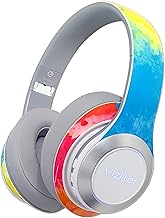 Wireless Over-Ear Headphones with Deep Bass and LED Lights