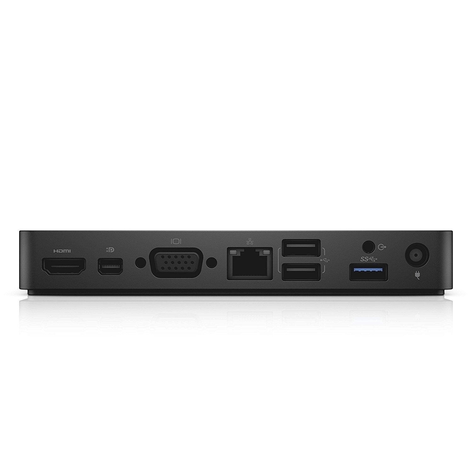 WD15 Monitor Dock 4K with 180W Adapter, USB-C, (450-AEUO, 7FJ4J, 4W2HW),Black,Dual Display