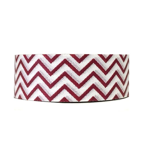 Decorative Burgundy Washi Masking Tape