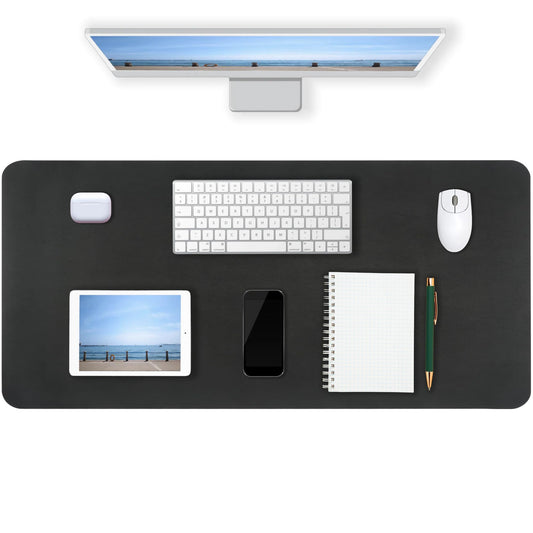 Non-Slip Water-Resistant PU Leather Desk Mat