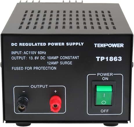 12V 12A Regulated Power Supply with Fuse Protection