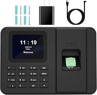 Employee Time Clock with Fingerprint and PIN