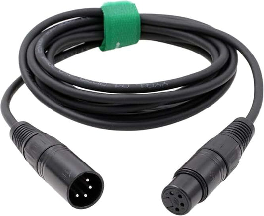 8 Meter 4 Pin XLR Male to Female Audio Cable