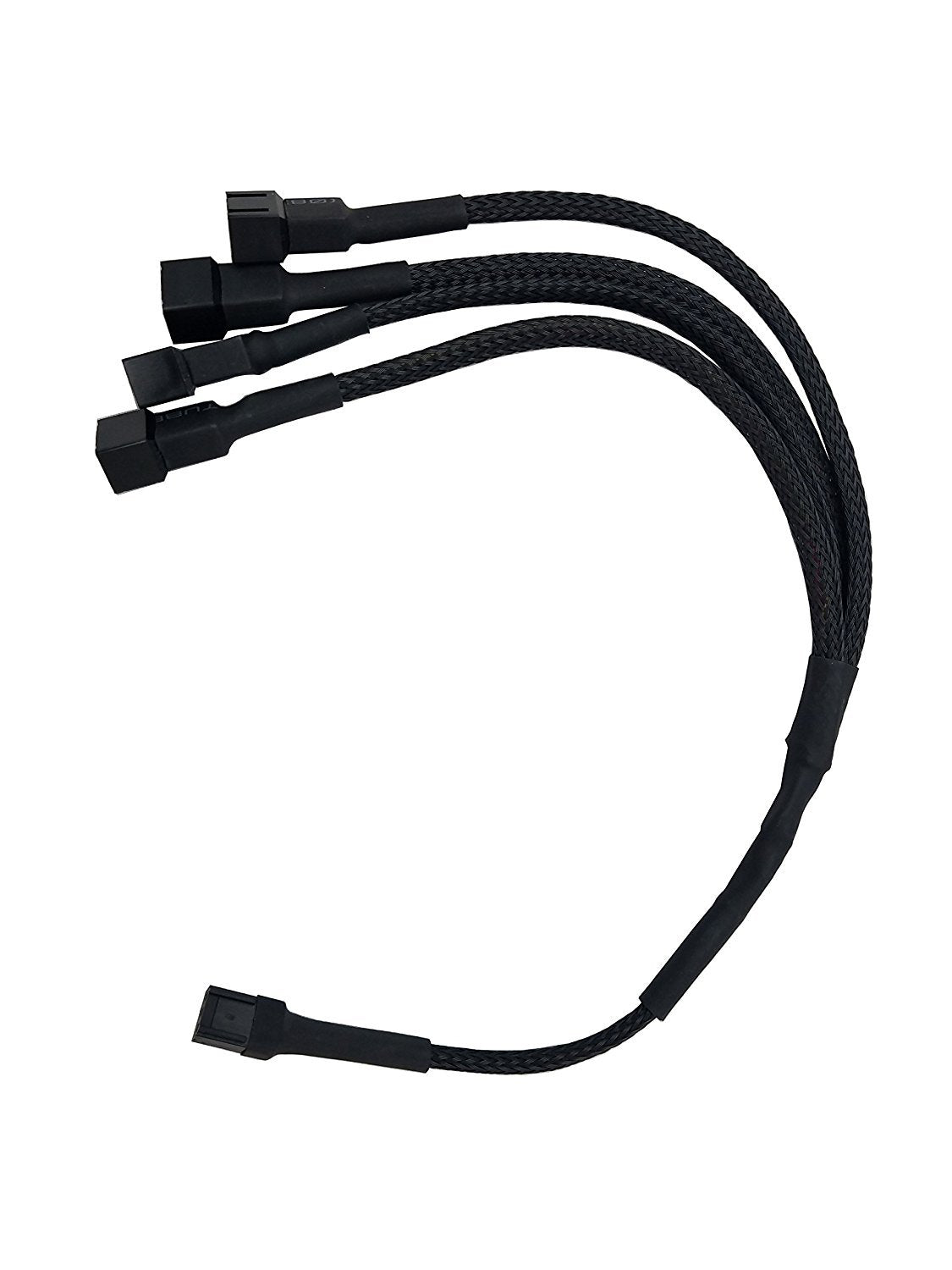3-Pin Female to 4 3-Pin Male Fan Splitter Cable