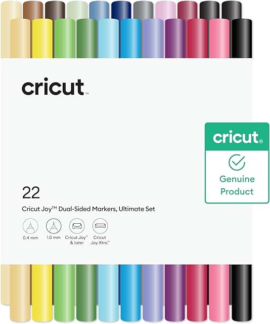 Dual-Sided Markers Set with Fine and Broad Tips
