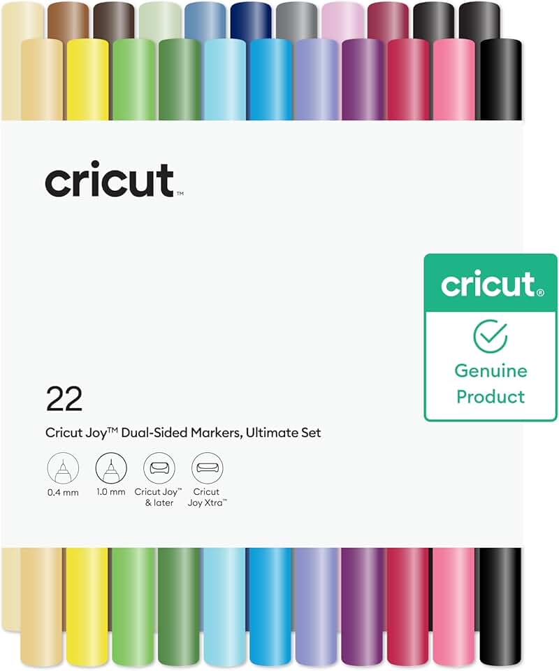 Dual-Sided Markers Set with Fine and Broad Tips