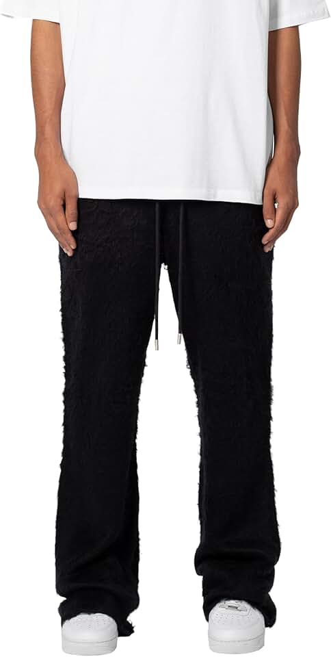 Men's soft fuzzy sweatpants