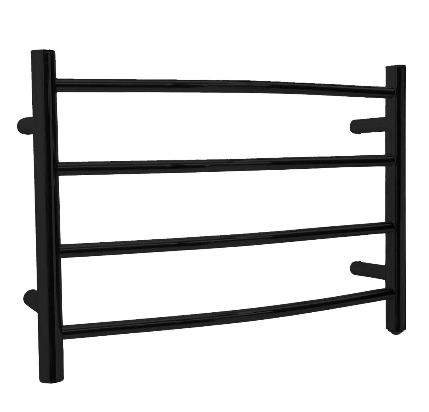 Glow 4-Bar Wall Mounted Towel Warmer in Rubbed Bronze  Energy Efficient 40W Electric Plug in Heated Towel Rack  Stainless Steel Towel Heater Rail Quick Towel Dryer  TW-AZ018ORB