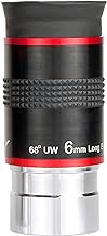68 Degree 6mm Wide Angle Telescope Eyepiece