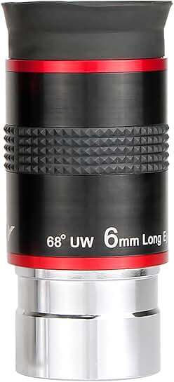 68 Degree 6mm Wide Angle Telescope Eyepiece