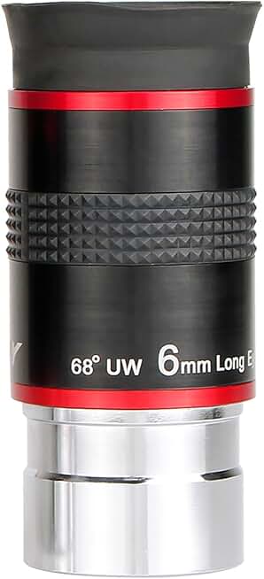 68 Degree 6mm Wide Angle Telescope Eyepiece