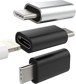 3 Pack USB C to Lightning Adapter for Devices