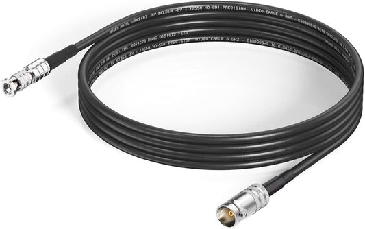 BNC Female to HDBNC Male Cable, 6ft, 75 Ohm
