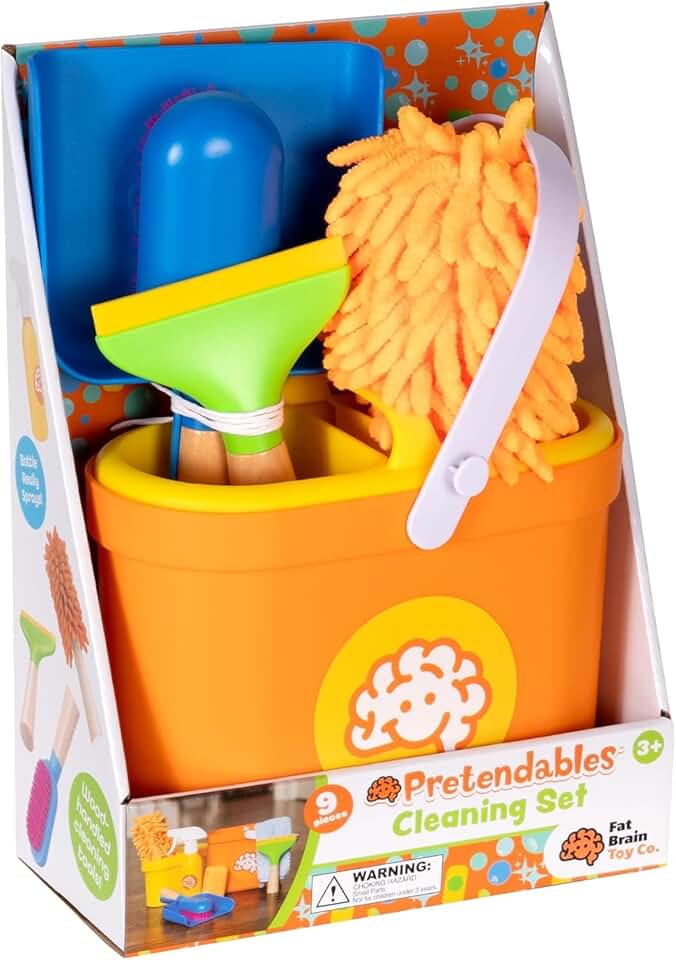 Pretend Cleaning Set for Kids Ages 3 and Up