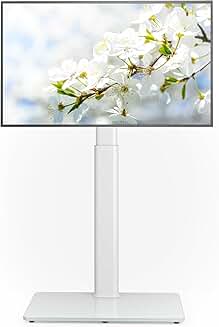 Universal TV Floor Stand with Mount, Swivel, Adjustable Height