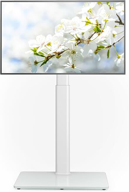 Universal TV Floor Stand with Mount, Swivel, Adjustable Height