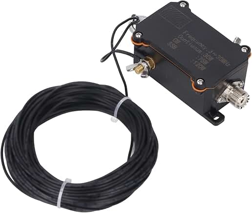 Portable HF End Fed Antenna for 3-30MHz, Compact Outdoor Use