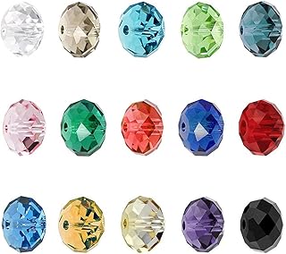 8mm Crystal Glass Beads, 450 Pieces