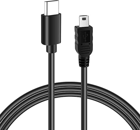 4-Foot USB C to Mini USB Charging and Data Cable