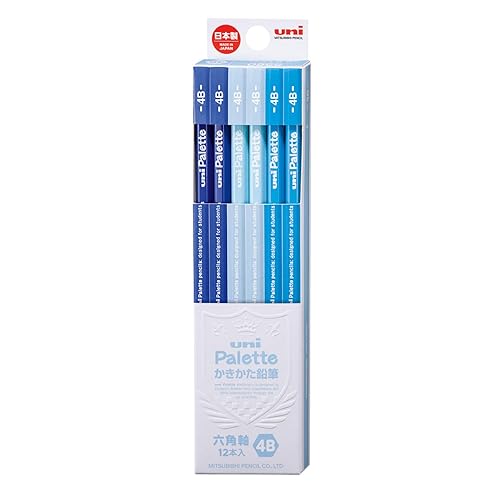 Pastel Blue 4B Pencil, 12 Pack