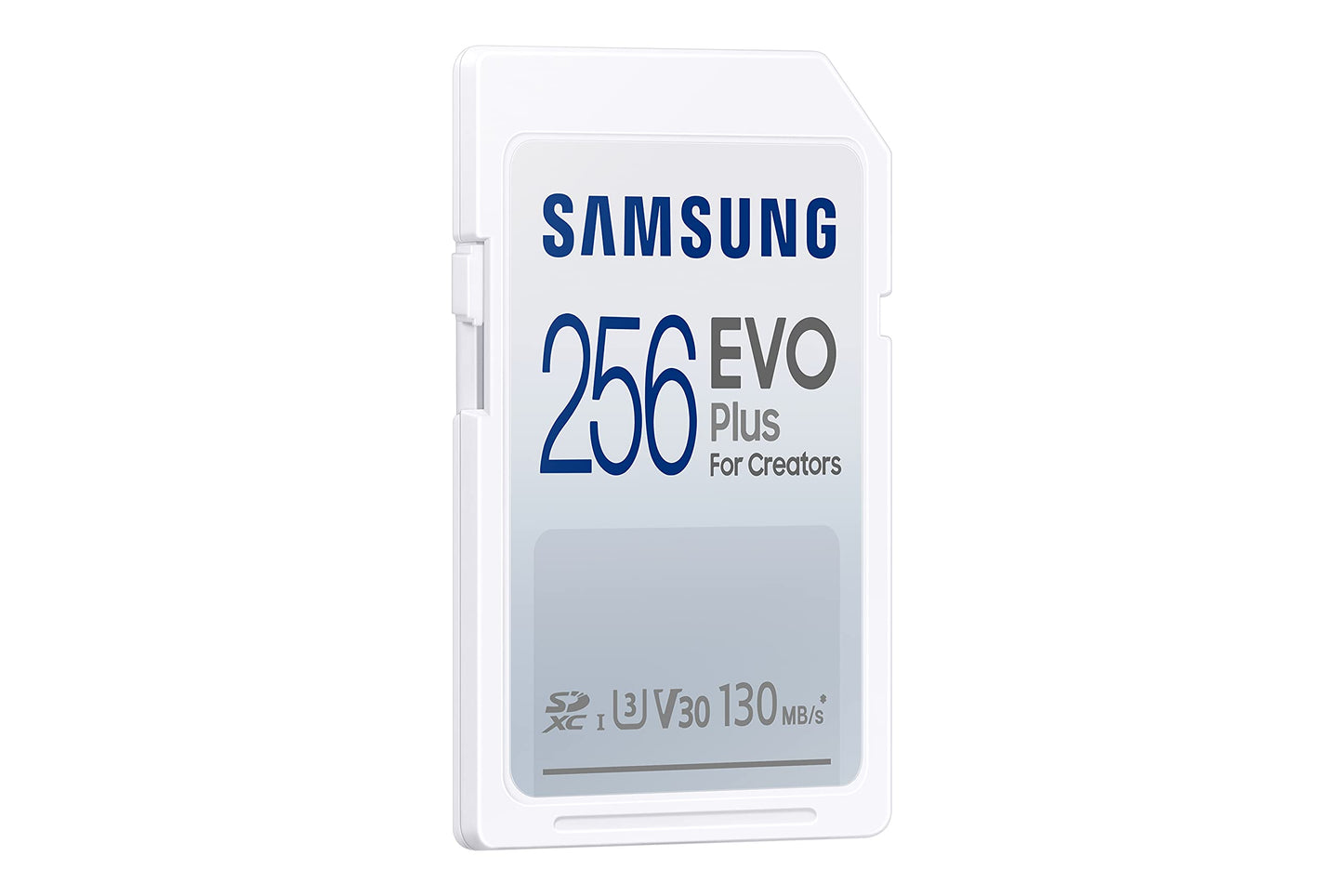 EVO Plus Full Size 256GB SDXC Card 130MB/s Full HD & 4K UHD, UHS-I, U3, V30 (MB-SC256K/AM)