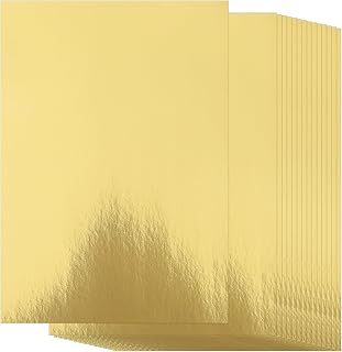 Gold Cardstock Paper, 50 Sheets, 8.5x11, 92 lb