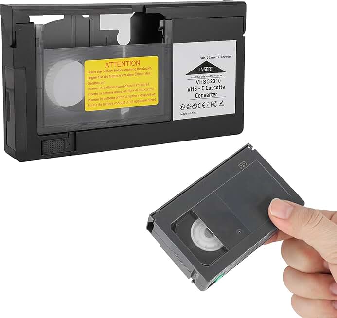 VHS-C Cassette Adapter for S VHS Tapes