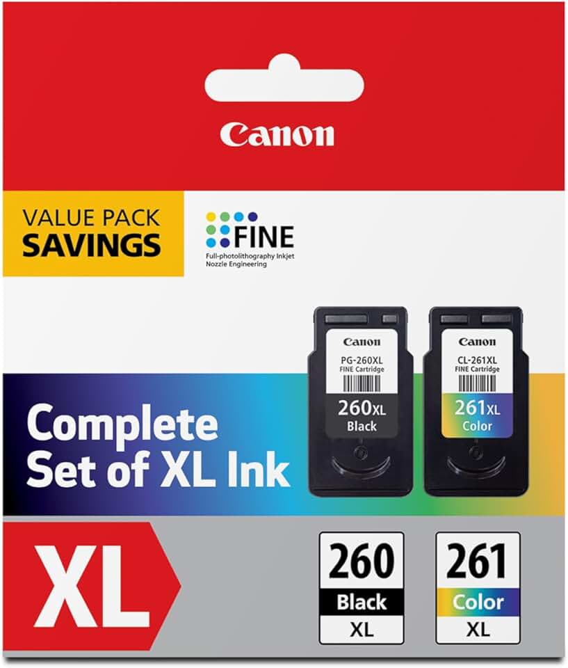 Ink Cartridge Pack for Printer Models TS5320 and TR7020