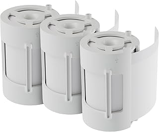 Printable White Sticker Paper for Printer, 3 Rolls