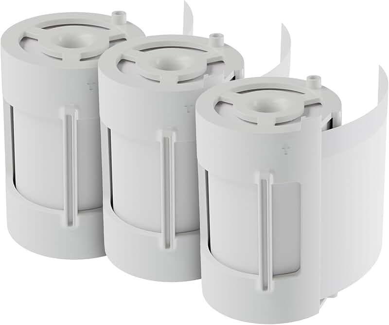 Printable White Sticker Paper for Printer, 3 Rolls
