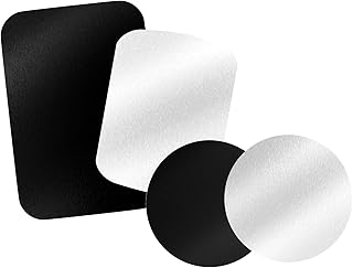 Metal Plates for Magnetic Car Mounts, 4 Pack
