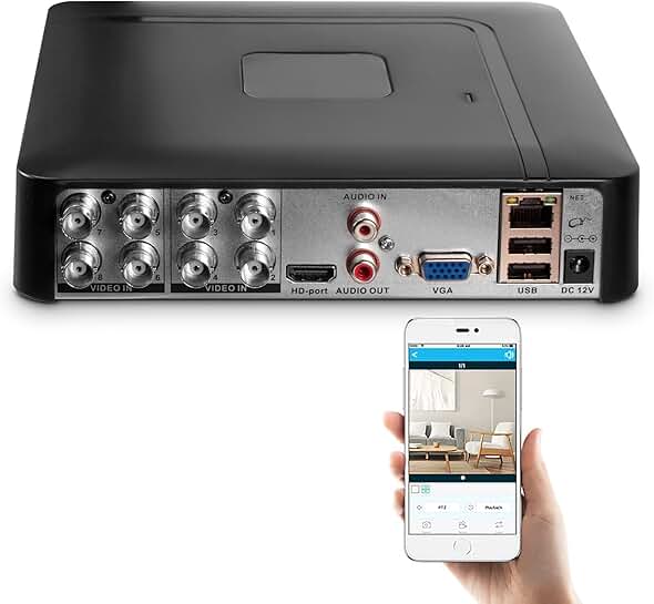 8-Channel 1080P CCTV DVR for Home Security