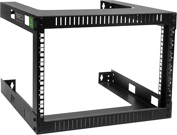 6U 19" Wall Mount Network Rack with Shelf