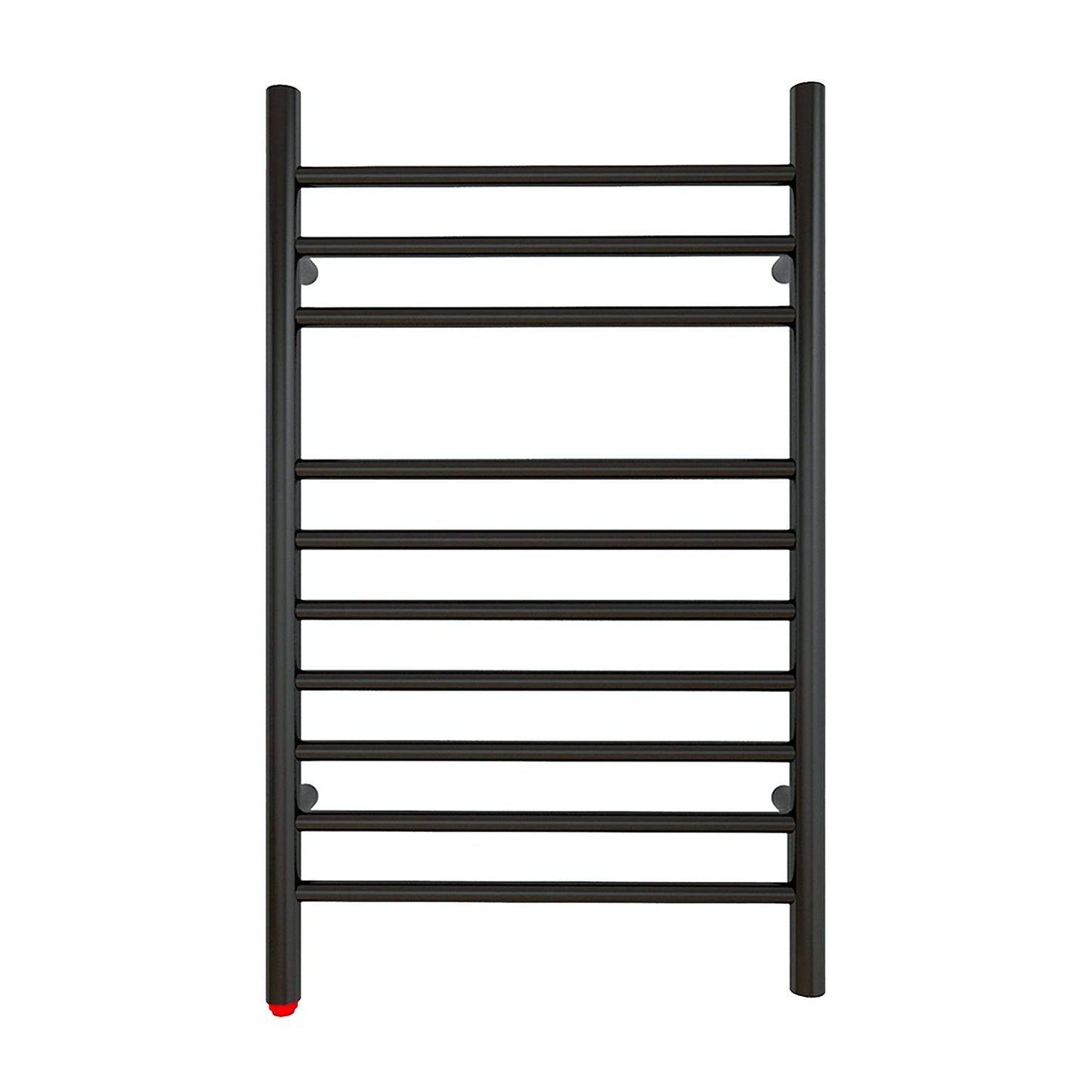 HEAT E Towel Warmer, Compact Electric Towel Warmer for Small Bathroom, Wall-Mounted Electric Towel Racks, Plug-in/Hardwired Electric Towel Rails  4-Supports Matte Black