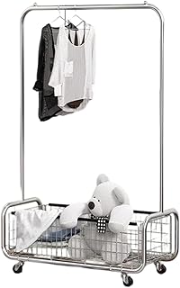 Multi-functional Clothing Rack with Storage Baskets